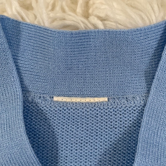 EUROTARD "Wrap Sweater in Light Blue" - Picture 4 of 6